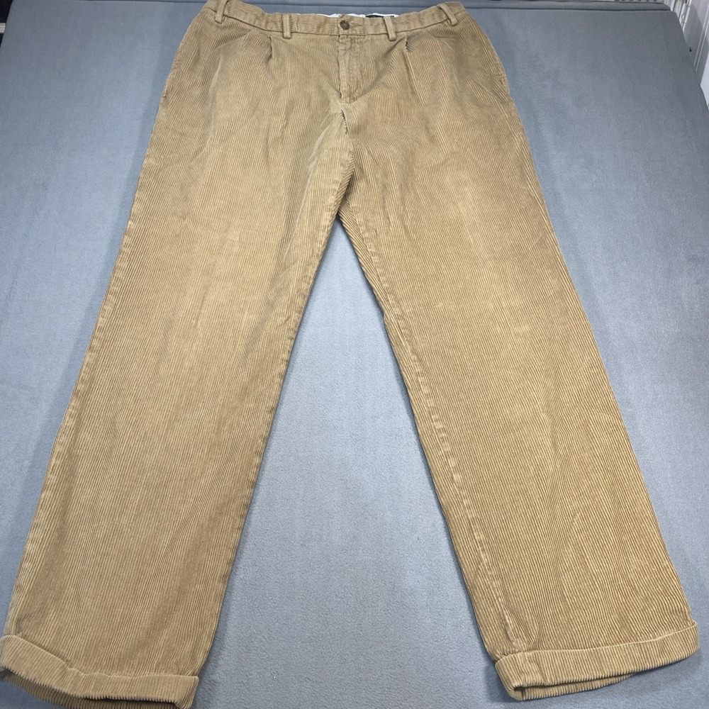 Eddie Bauer Corduroy Pants Mens 38x34 Y2K Tan